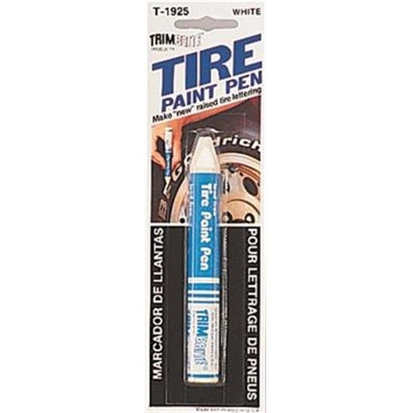 Trimbrite TRIMBRITE T1925 Tire Marker; White T18-T1925